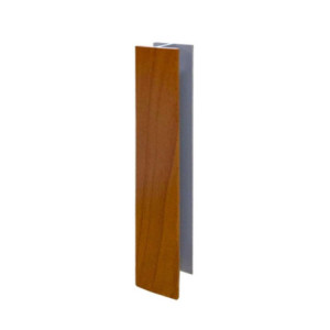 Giunzione lineare per zoccolo in PVC H 10 cm. ciliegio