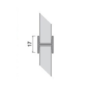 Zoom Giunzione lineare per zoccolo in PVC H 15 cm. bianco