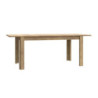 Tavolo allungabile Mono Core con allunga centrale 160x72.7x90.4 cm colore rovere