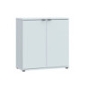 Mobile multiuso Segno con due ante L 80 cm. colore grigio chiaro