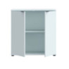 Mobile multiuso Segno con due ante L 80 cm. colore grigio chiaro