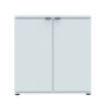 Mobile multiuso Segno con due ante L 80 cm. colore grigio chiaro