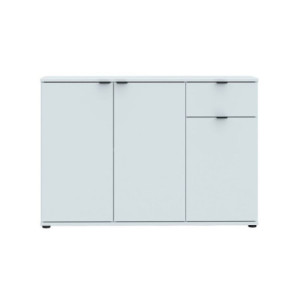 Zoom Mobile multiuso Segno con tre ante e 1 cassetto L 120 cm colore grigio chiaro