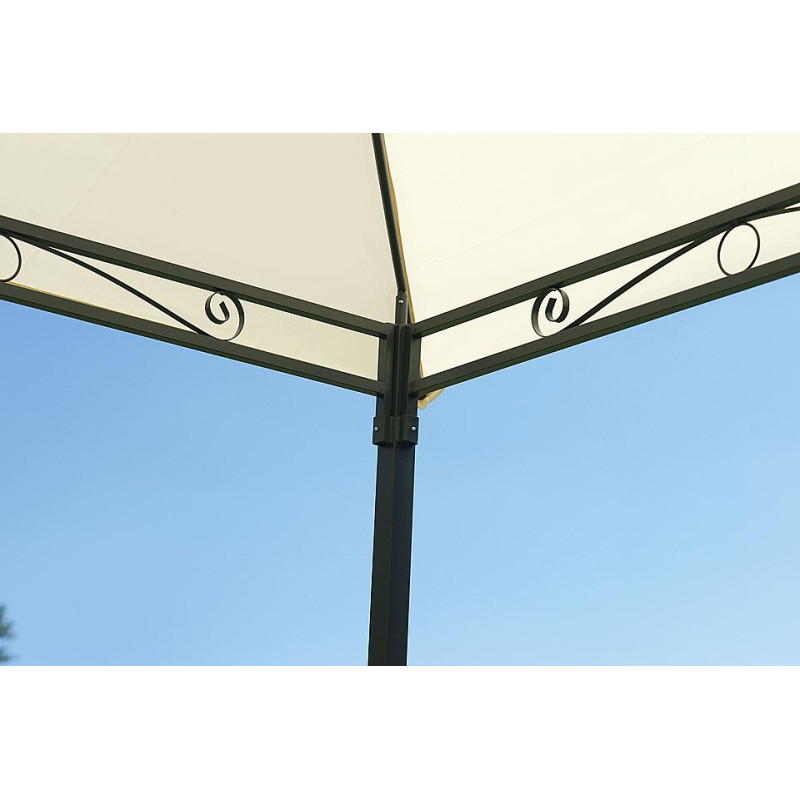 Gazebo Moia quadrato 3x3 mt robusto e versatile per esterno