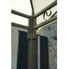 Gazebo Moia quadrato 3x3 mt robusto e versatile per esterno