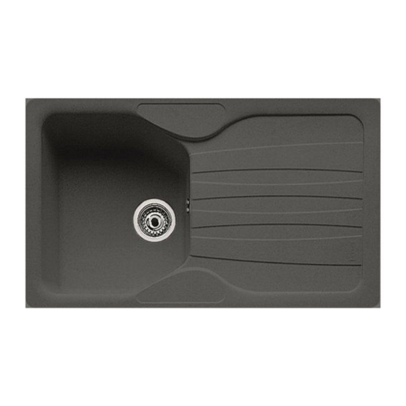 Lavello 1 vasca con gocciolatoio reversibile Franke CUG 611 in fragranite grafite