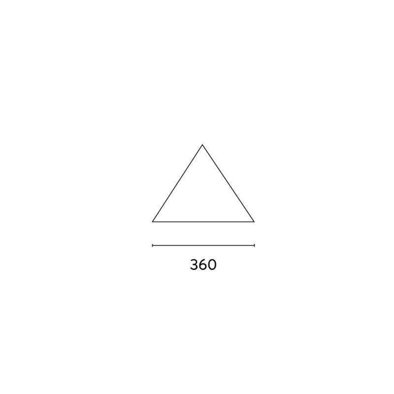 Vela Moia Triangolare 3,6×3,6 Ecrù Set 10 | Levante Shop