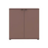 Mobile multiuso Segno con due ante L 80 cm. colore terracotta