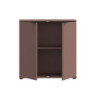 Mobile multiuso Segno con due ante L 80 cm. colore terracotta