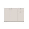 Mobile multiuso Segno con tre ante e 1 cassetto L 120 cm colore cashmere