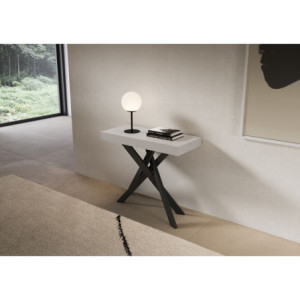Consolle allungabile 90x40/196 cm Saki Small Premium telaio Antracite