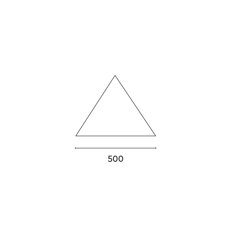 Set 10 Vele Triangolari Moia 5×5×5 m Ecrù | Levante Shop