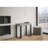 Consolle allungabile Tecno Premium 90x40/300 cm antracite