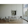 Consolle allungabile Tecno 90x40/300 cm bianco
