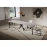 Consolle allungabile 90x40/300 cm Saki telaio Antracite