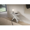 Consolle allungabile 90x40/196 cm Saki Small telaio Bianche