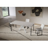 Consolle allungabile 90x40/196 cm Saki Small telaio Bianche