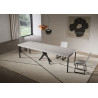 Consolle allungabile 90x40/300 cm Saki Premium telaio Antracite