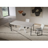 Consolle allungabile 90x40/196 cm Saki Small Premium telaio Bianche
