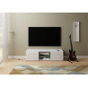 Porta TV moderno 2 ante con vano a giorno 150x40x40 cm Elios