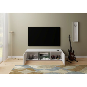 Zoom Porta TV moderno 2 ante con vano a giorno 150x40x40 cm Elios