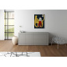 Madia moderna 3 ante/3 cassetti 200x40x83,5 cm Elios