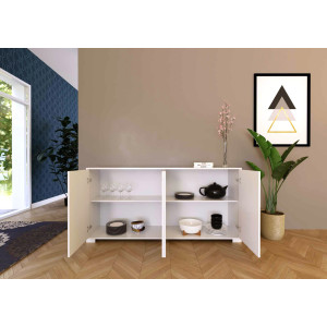 Zoom Madia moderna 4 ante 172x40x83 cm Lumina