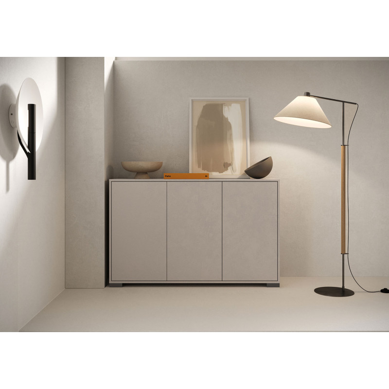 Madia moderna 3 ante 130x40x83 cm Lumina