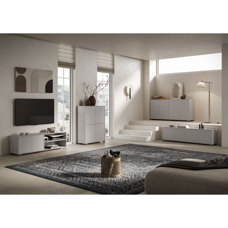 Madia moderna 4 ante 172x40x83 cm Lumina