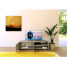 Porta TV moderno 2 ante con vano a giorno 150x40x40 cm Lumina