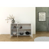 Madia moderna 3 ante 130x40x81 cm Riflesso