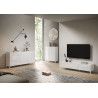 Madia moderna 3 ante 130x40x84 cm Solaria