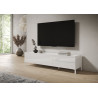 Porta TV moderno 1 ribalta/2 cassetti 160x42x40 cm Solaria