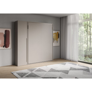 Letto matrimoniale a scomparsa 160 Versia con armadio 1 anta dx