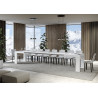 Tavolo allungabile 140/400x90 cm Roxell