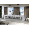 Tavolo allungabile 160/420x90 cm Roxell Premium