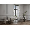 Tavolo allungabile 200/304x90 cm Tecno telaio Antracite