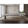 Tavolo allungabile 200/460x90 cm Tecno Premium telaio Antracite