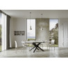 Tavolo allungabile 120/380x90 cm Volantis telaio Antracite