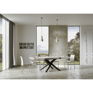 Zoom Tavolo allungabile 140/400x90 cm Volantis telaio Antracite