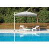 Ombrellone rettangolare Moia 3x4 m palo laterale giardino