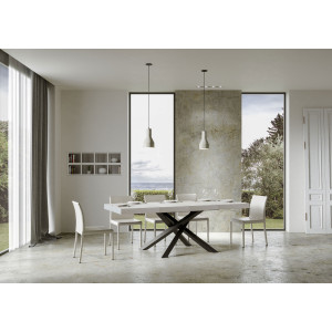Zoom Tavolo allungabile 140/400x90 cm Volantis Premium telaio Antracite