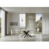 Tavolo allungabile 140/400x90 cm Volantis Premium telaio Antracite
