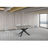 Tavolo allungabile 160/420x90 cm Volantis Premium telaio Antracite
