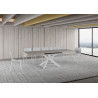 Tavolo allungabile 160/264x90 cm Volantis telaio Bianche