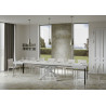 Tavolo allungabile 120/380x90 cm Volantis telaio Bianche