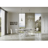 Tavolo allungabile 140/400x90 cm Volantis telaio Bianche