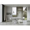Tavolo allungabile 180/440x90 cm Volantis telaio Bianche