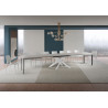 Tavolo allungabile 180/440x90 cm Volantis telaio Bianche