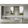 Tavolo allungabile 120/380x90 cm Volantis Premium telaio Bianche